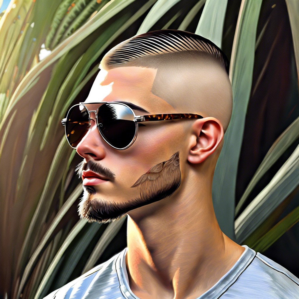 Buzzcut With Glasses Ideas For A Stylish Look Burst Of Style