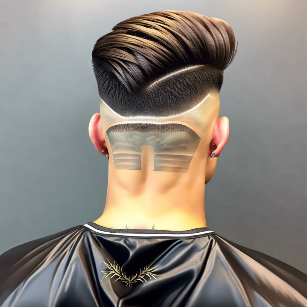 Burst Fade V Line Haircut Ideas For A Trendy Look Burst Of Style