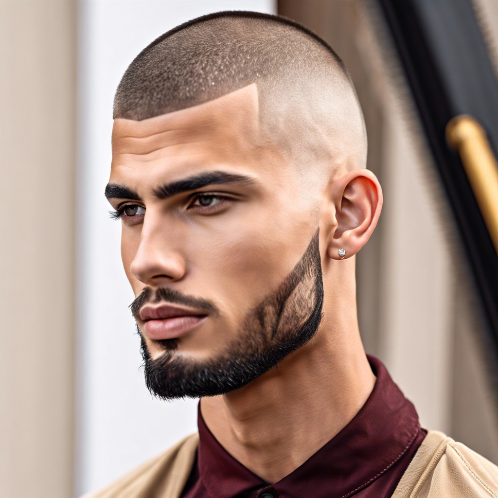 15 Big Forehead Buzz Cut Styles To Enhance Your Look Burst Of Style