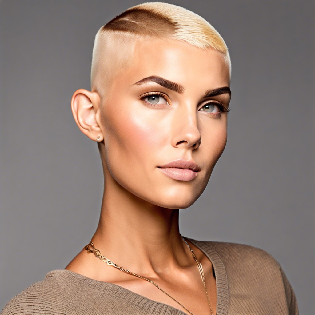 Blonde Buzz Cut Styles To Inspire Your Next Bold Look Burst Of Style