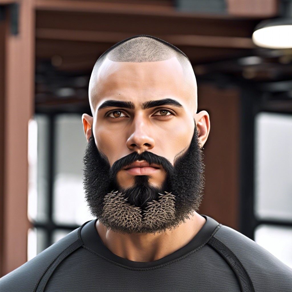 5 guard with disconnected beard