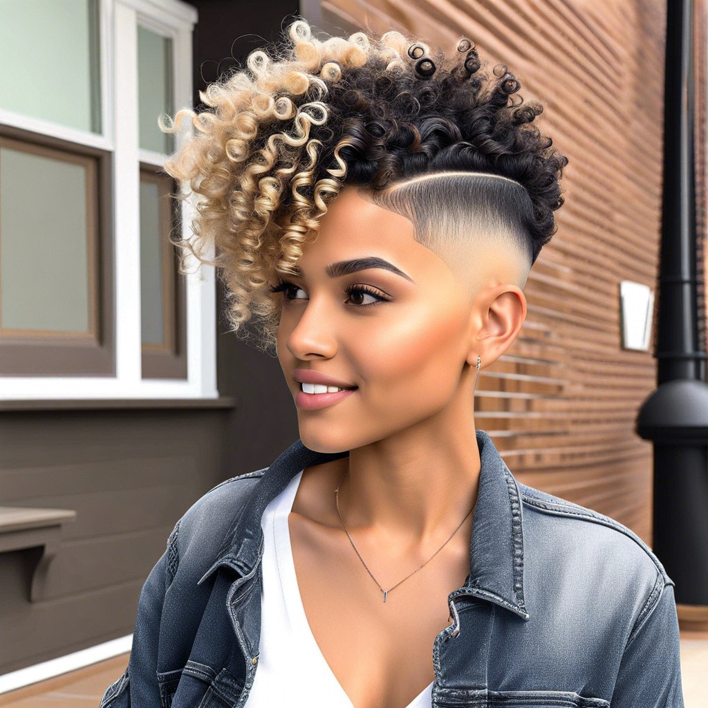 15 Trending Curly Hair Burst Fade Ideas for Your Next Look – Burst of Style