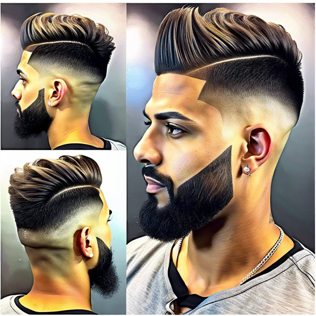 15 Low Burst Fade V Cut Hairstyle Ideas for Sleek Modern Looks – Burst ...