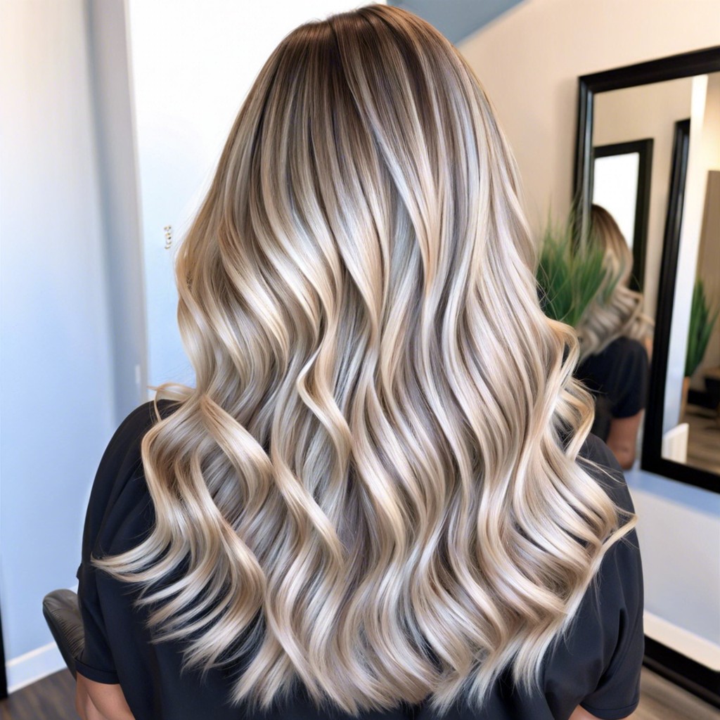 ash blonde sombre