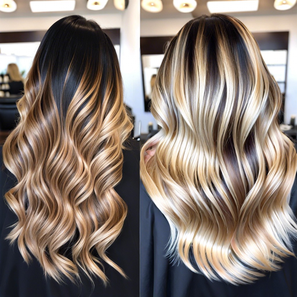 balayage highlights
