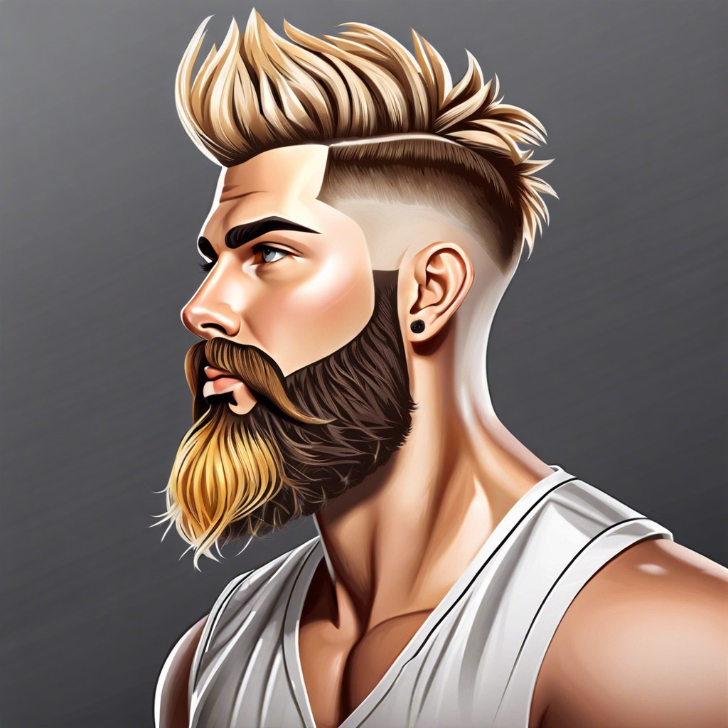 15 Stylish Burst Fade with Beard Ideas to Refresh Your Look – Burst of ...