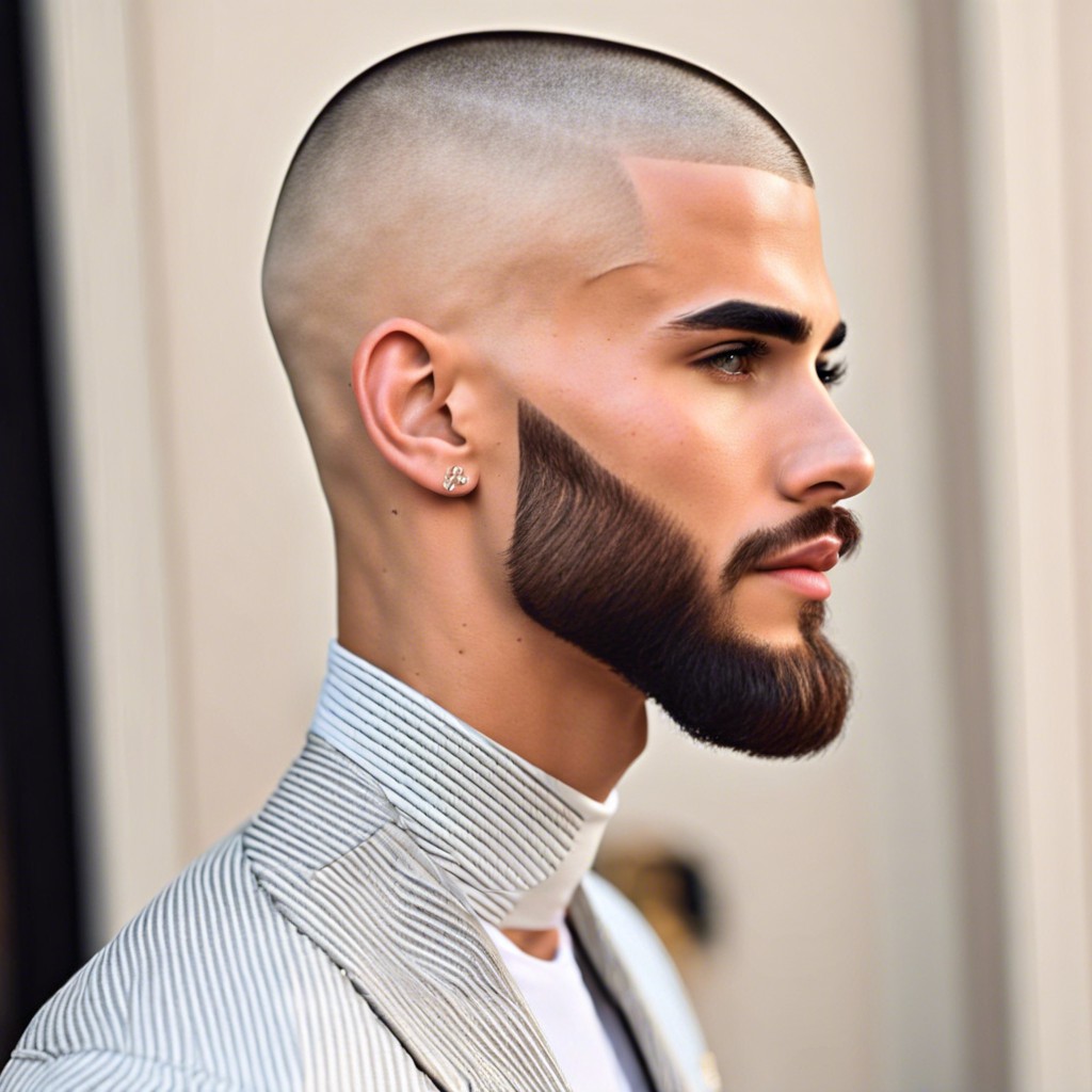 15 Buzz Cut Without Beard Ideas for a Sharp Look – Burst of Style