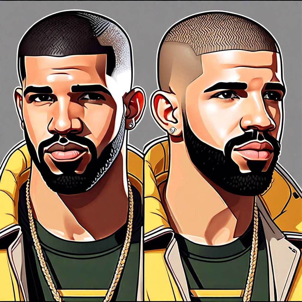 15 Drake Buzz Cut Ideas to Inspire Your Next Look – Burst of Style