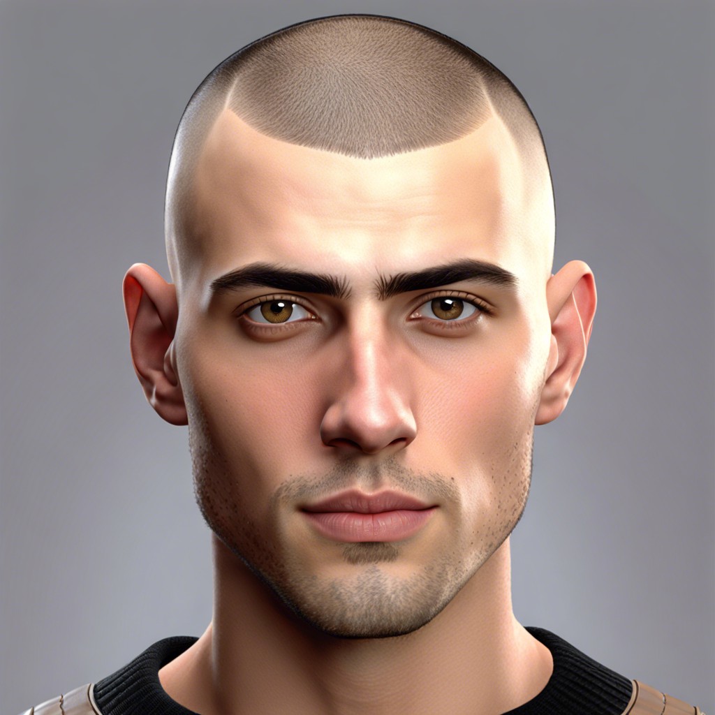 buzz with slight fringe