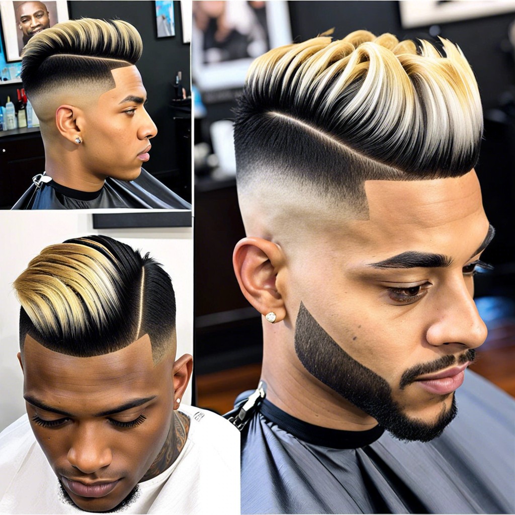 15 Burst Fade with Highlights Ideas for a Trendy Hairstyle Update ...