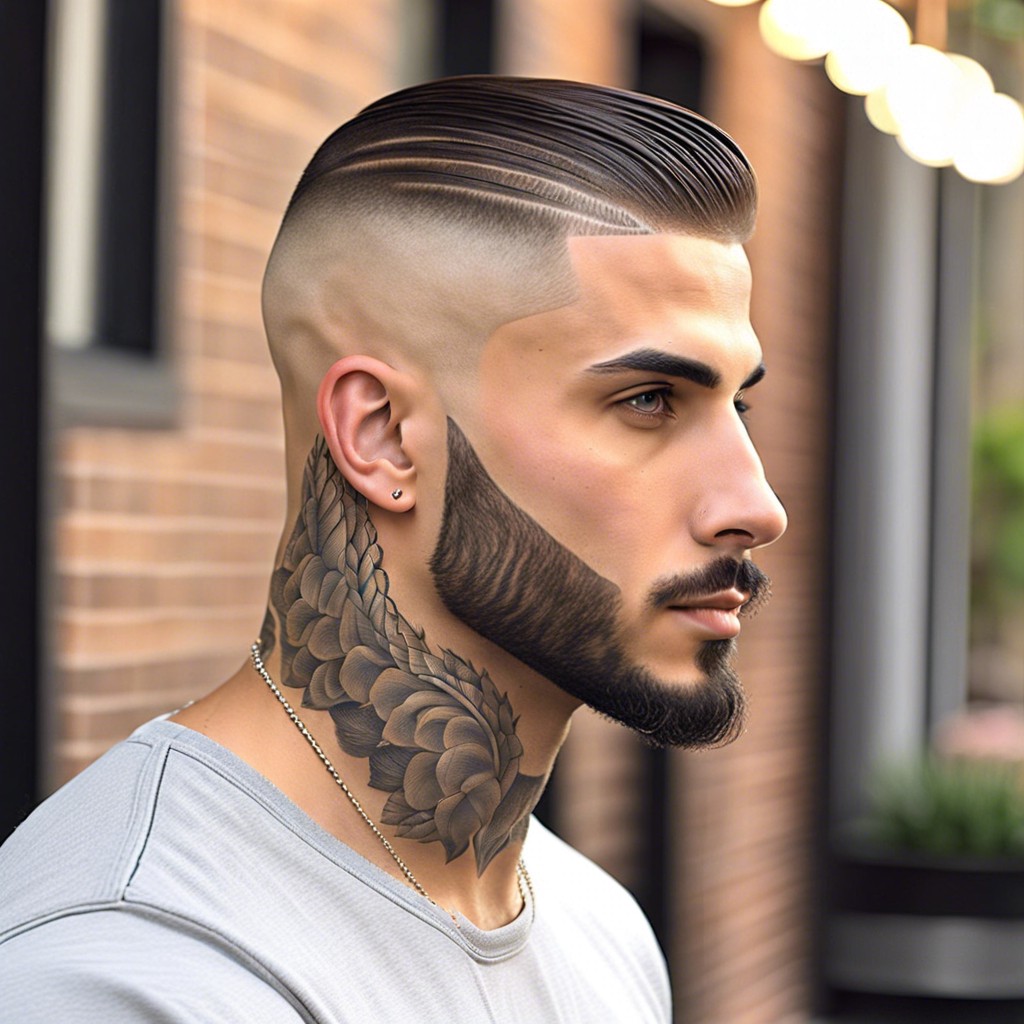 classic buzz with gentle temple taper