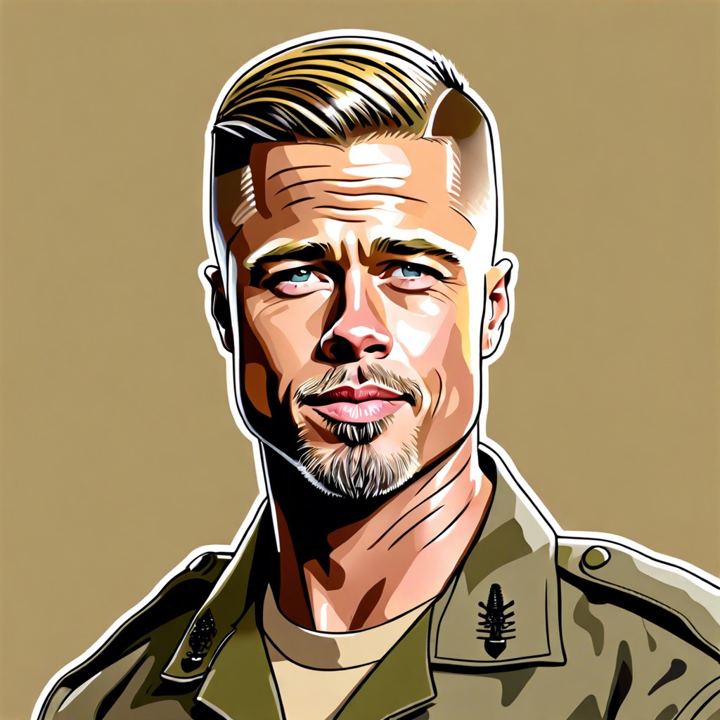 classic military buzzcut