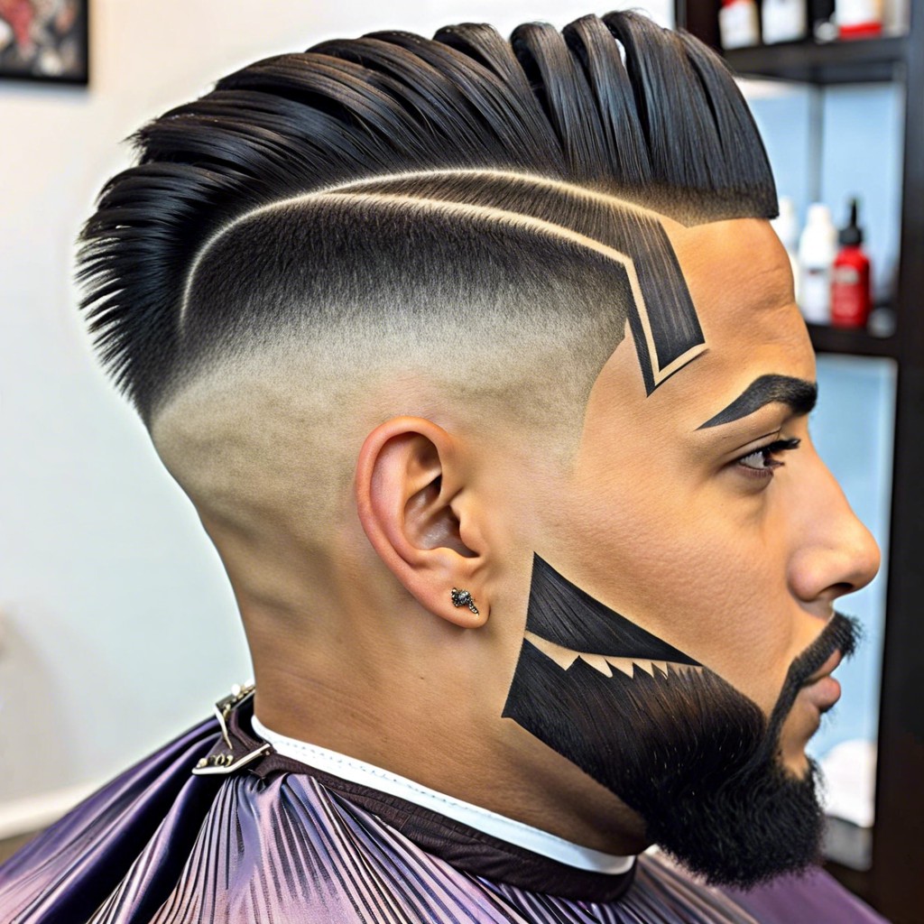 15 Burst Fade V Cut Styles to Elevate Your Look – Burst of Style