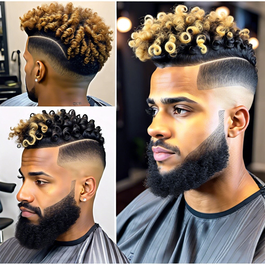 15 Trending Curly Hair Burst Fade Ideas for Your Next Look – Burst of Style