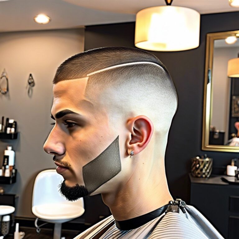 Conceal Or Reveal Styling A Buzz Cut With A Prominent Forehead - ulu6b4b