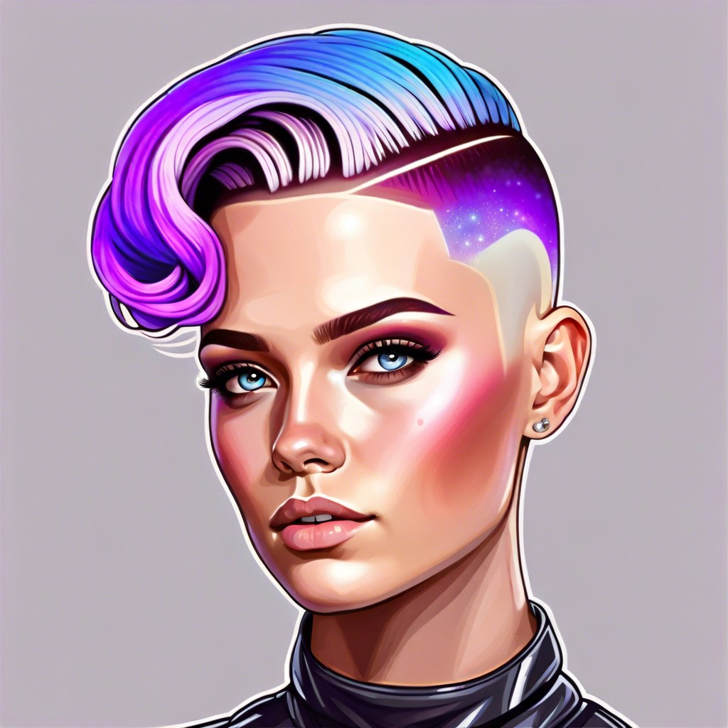 galactic fade dark to light fade resembling a night sky gradient