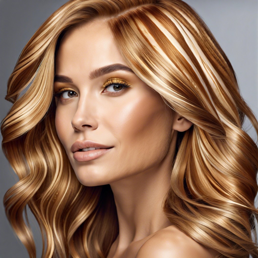 golden honey streaks