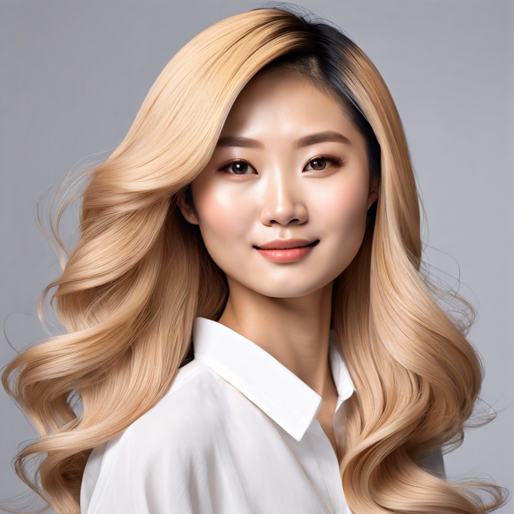 hair dye tutorial on achieving the perfect blonde shade