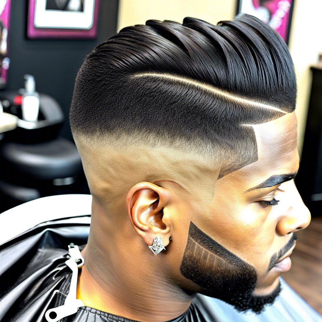 15 Low Burst Fade V Cut Hairstyle Ideas for Sleek Modern Looks – Burst ...