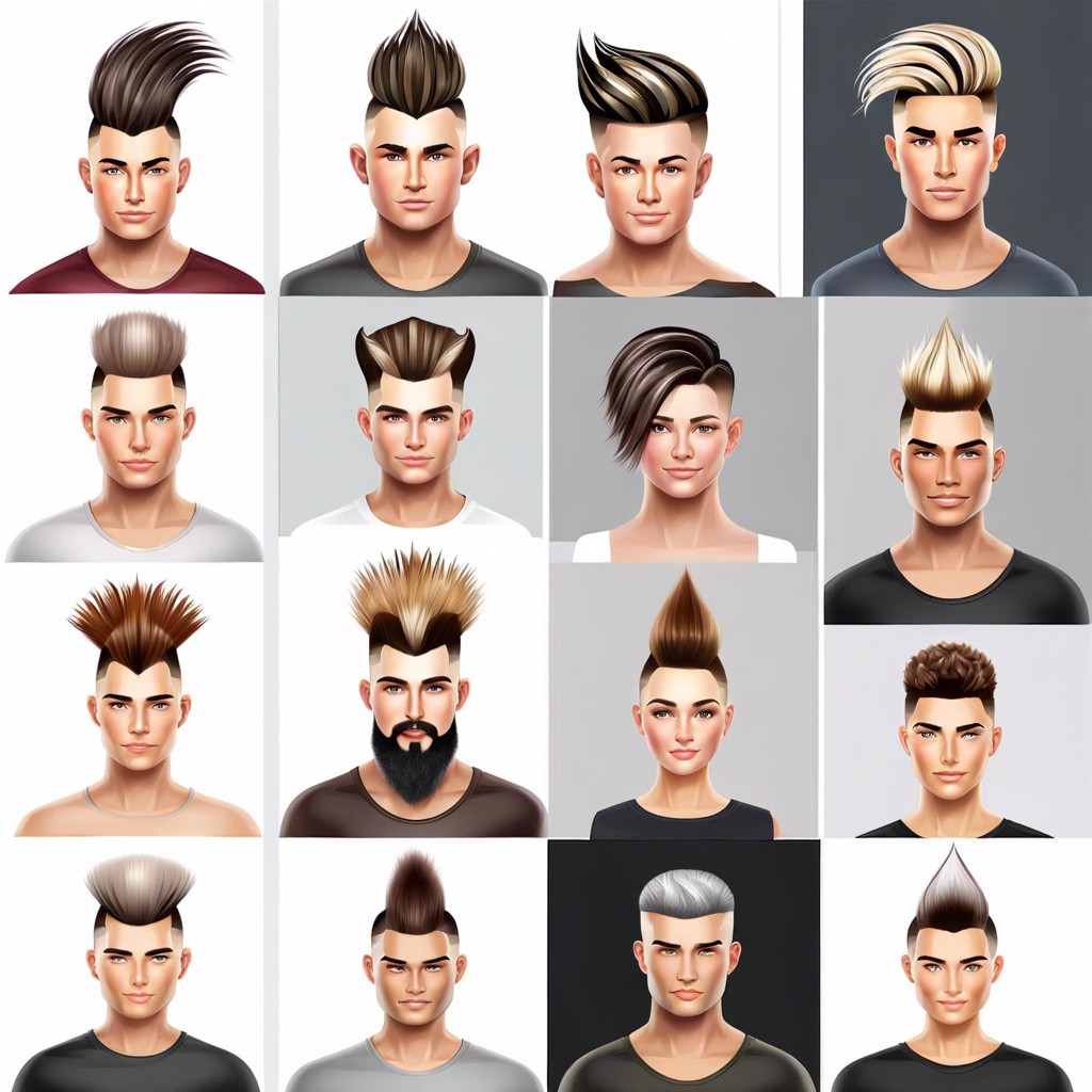 high burst fade for different face shapes
