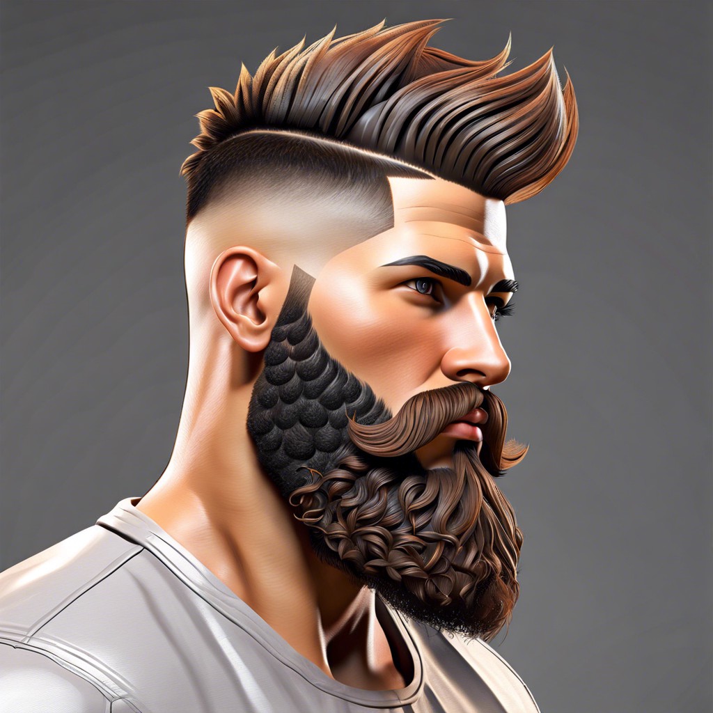 15 Stylish Burst Fade with Beard Ideas to Refresh Your Look – Burst of ...