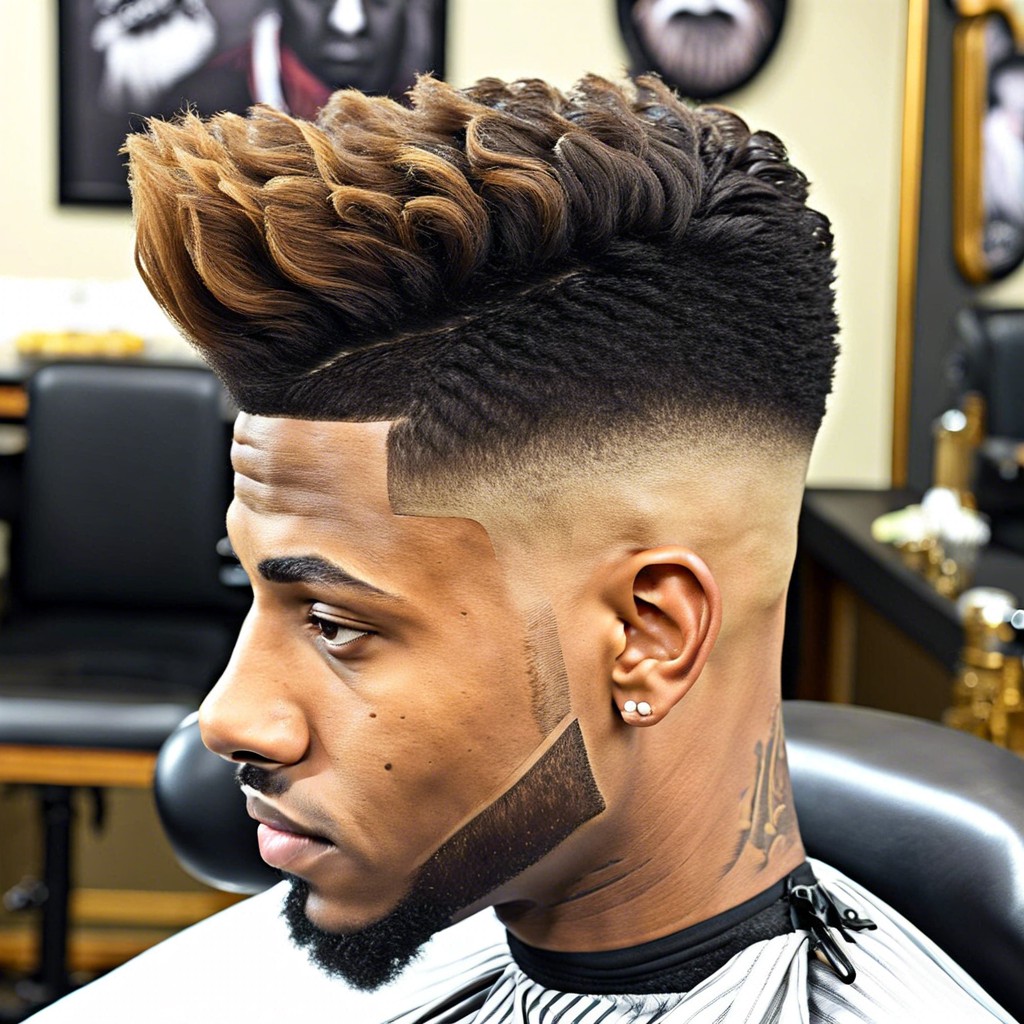 15 Reverse Burst Fade Haircut Ideas to Elevate Your Style – Burst of Style