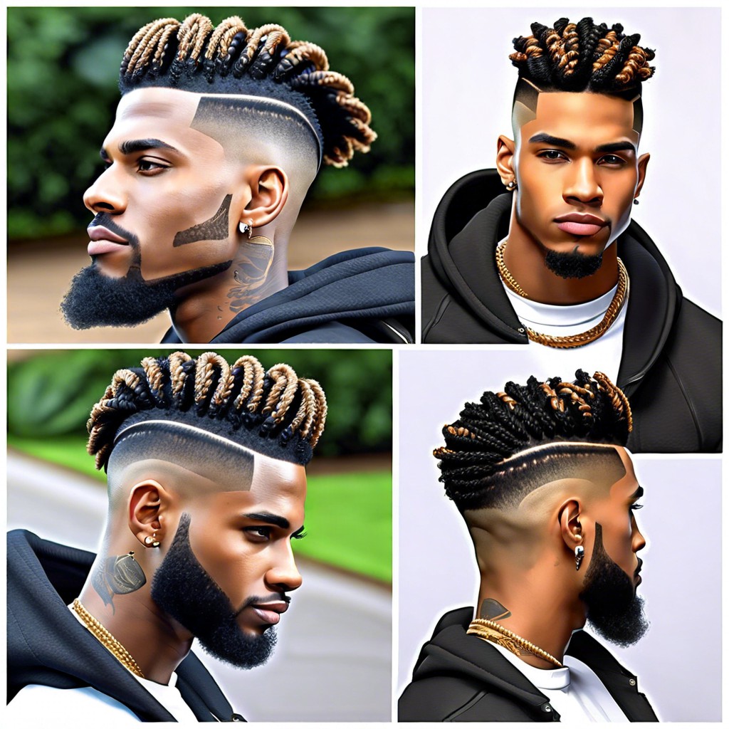 high top fade with twists