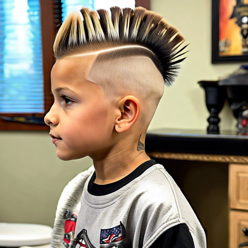 15 Trendy Kids Mohawk Fade Haircut Ideas – Burst of Style