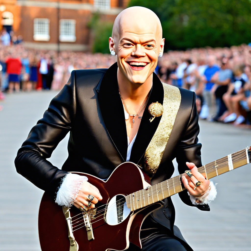 lookalike contest fans compete impersonating bald harry