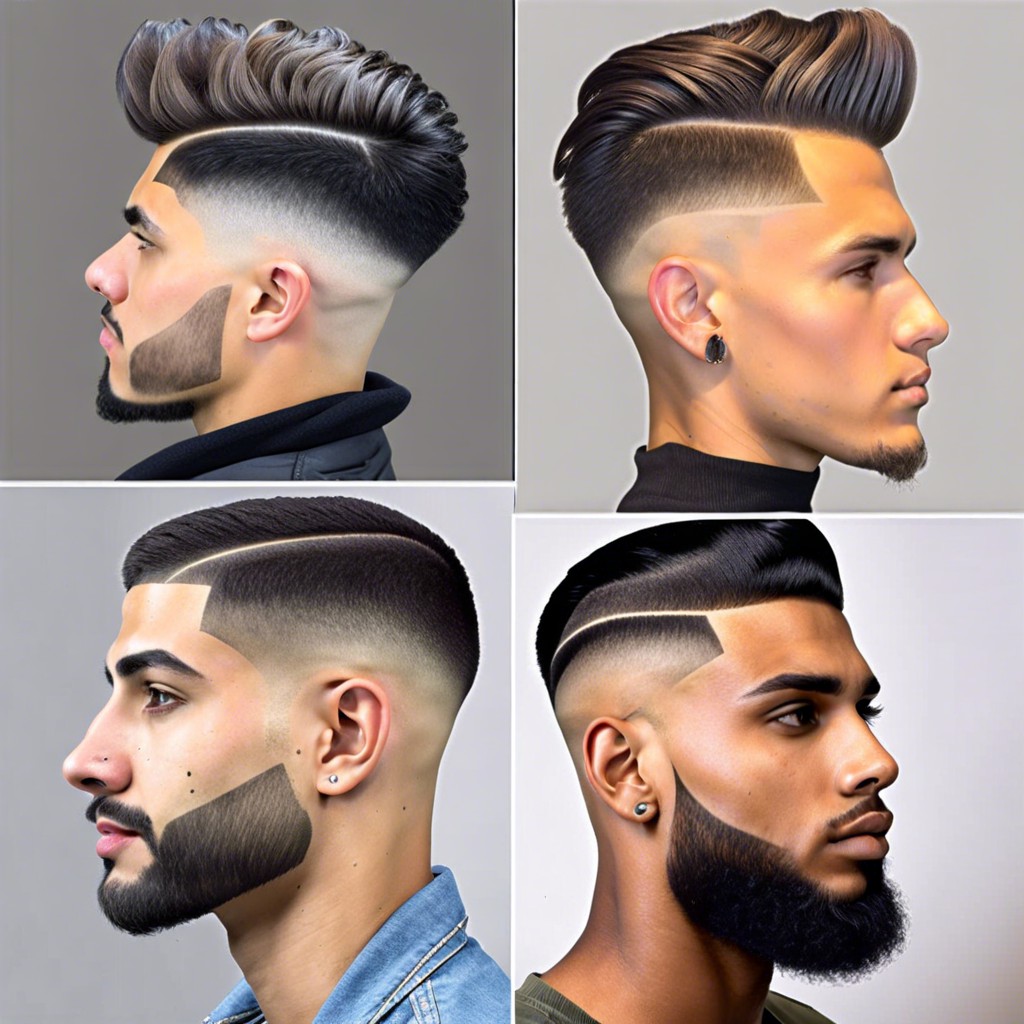 low burst fade for various face shapes
