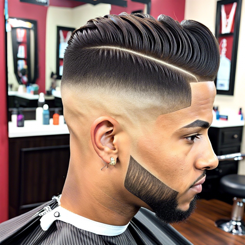 15 Burst Fade with V Design Ideas to Elevate Your Hairstyle – Burst of ...