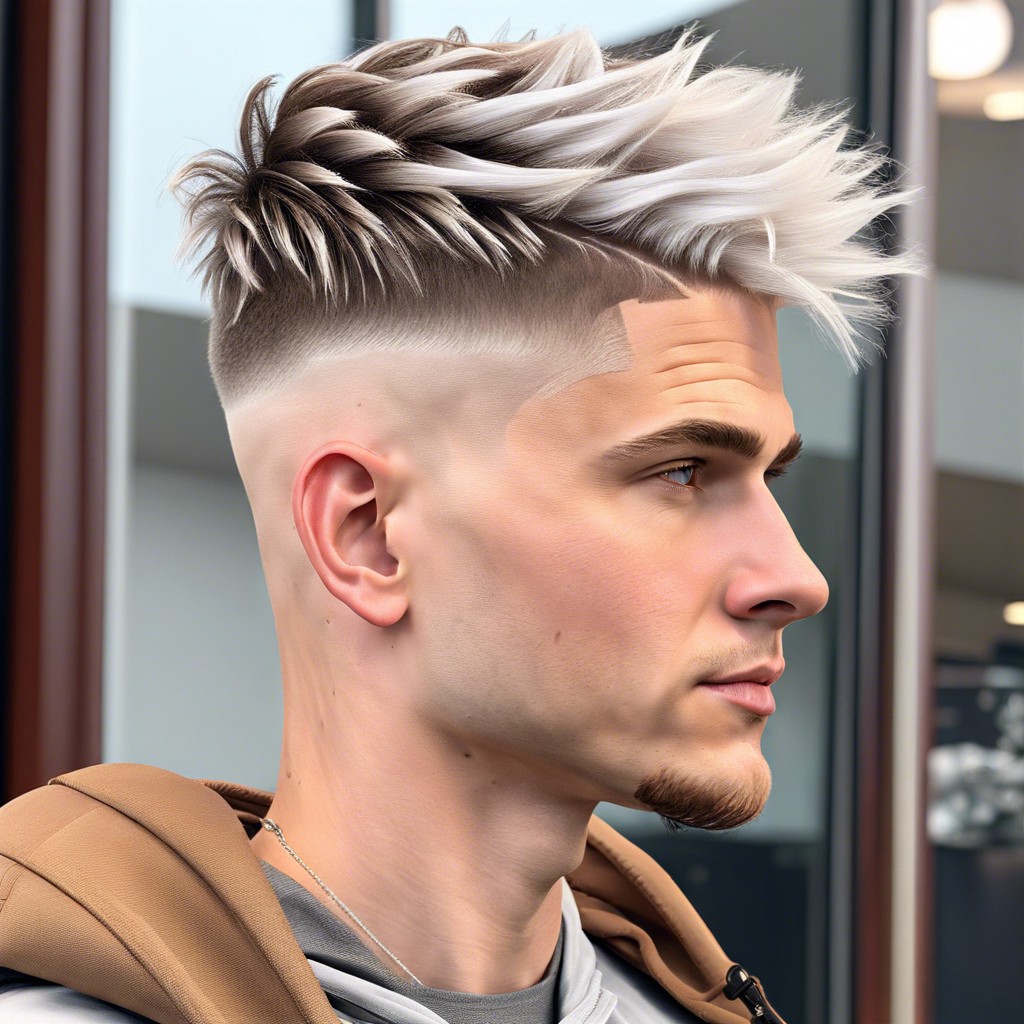 15 Mohawk Burst Fade Ideas to Update Your Hairstyle – Burst of Style