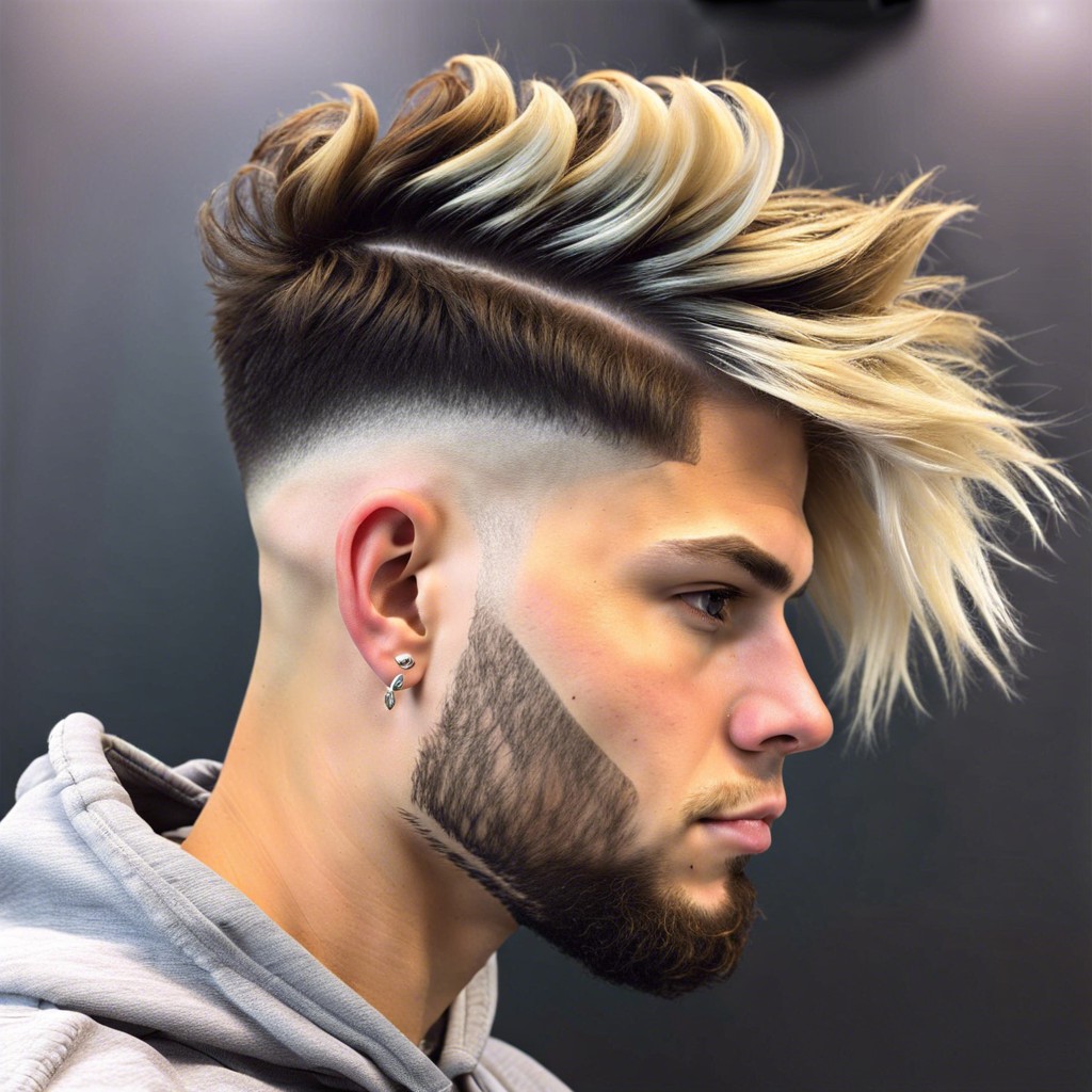 15 Reverse Burst Fade Haircut Ideas to Elevate Your Style – Burst of Style