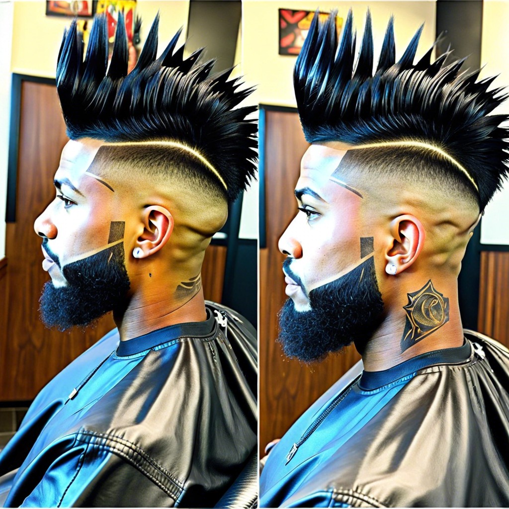 15 Burst Fade Faux Hawk Styles to Inspire Your Next Haircut – Burst of ...