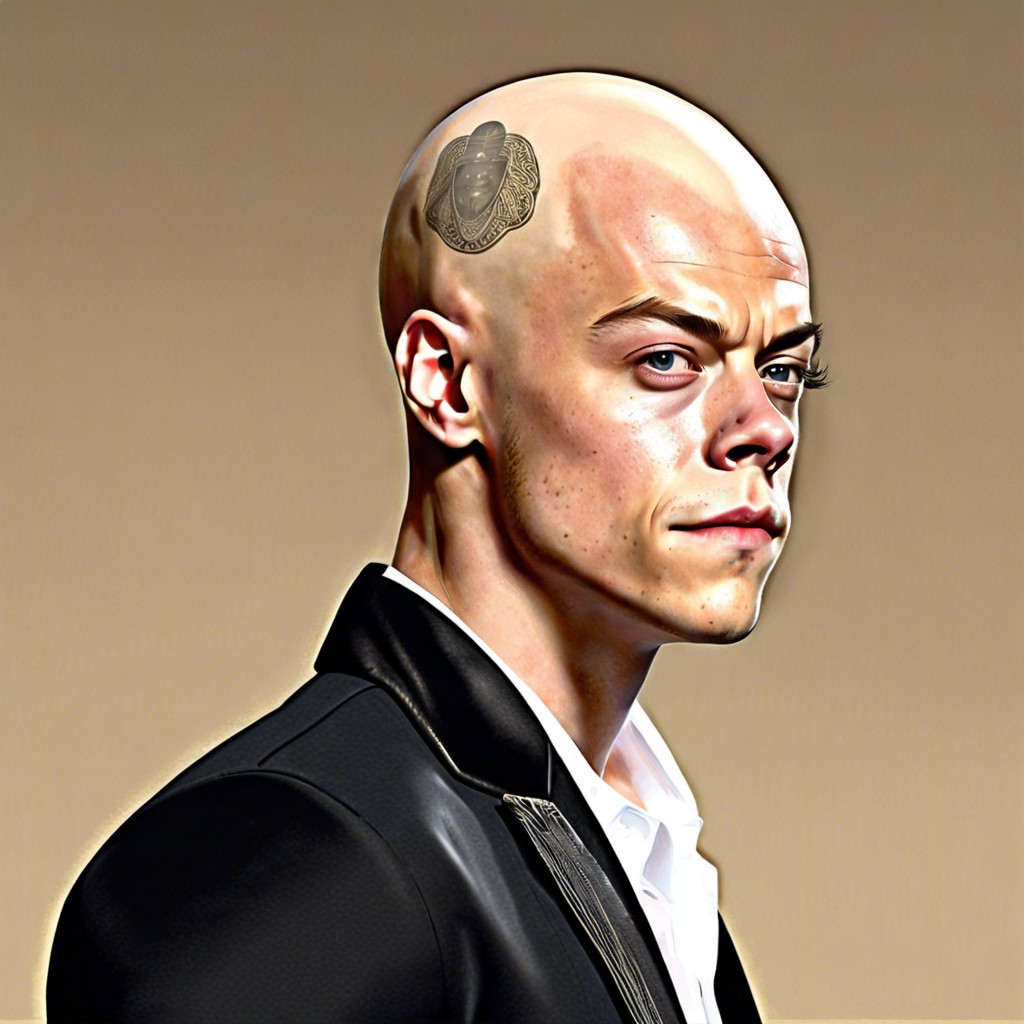 movie role harry goes bald for a transformative film character