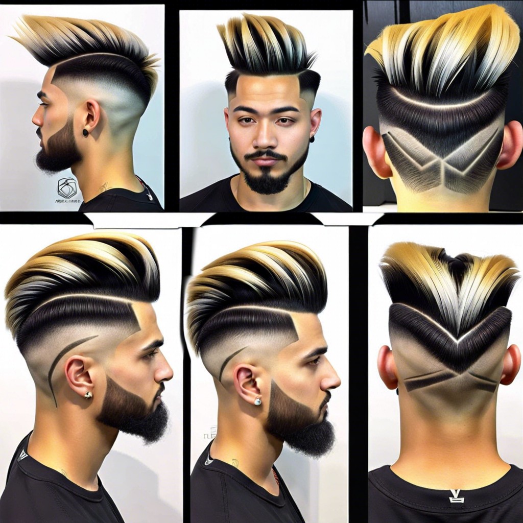 15 Burst Fade with V Design Ideas to Elevate Your Hairstyle – Burst of ...