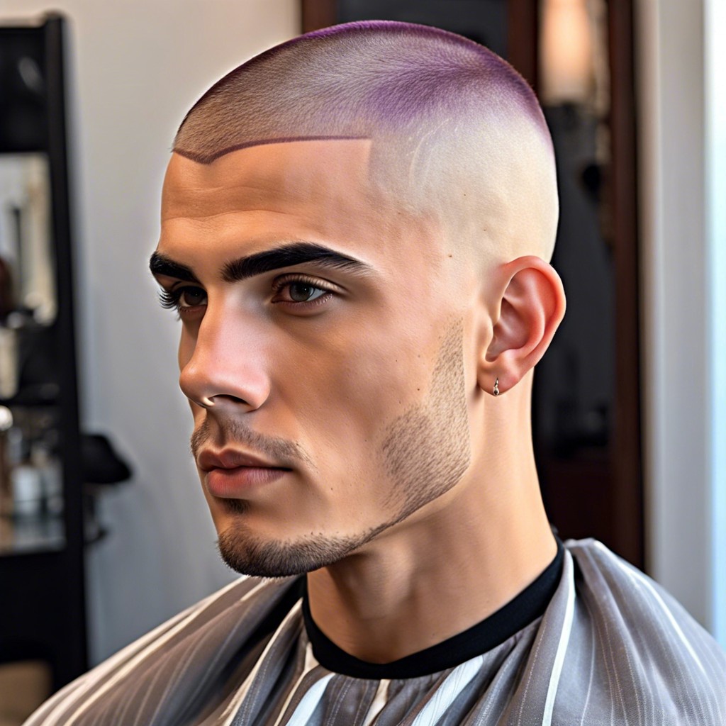 15 Buzz Cut No Beard Ideas to Enhance Your Look – Burst of Style