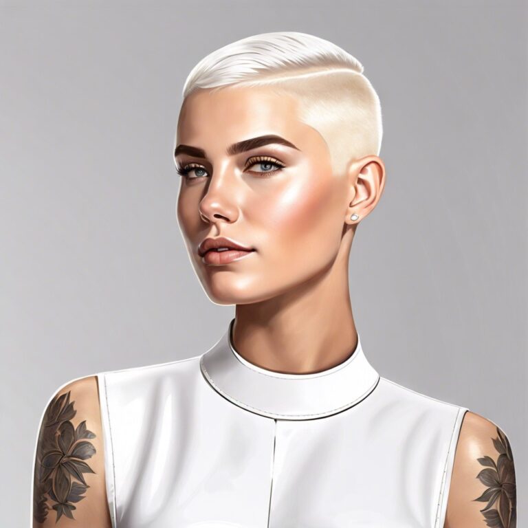 15 Bleached Buzz Cut Inspirations to Refresh Your Look – Burst of Style