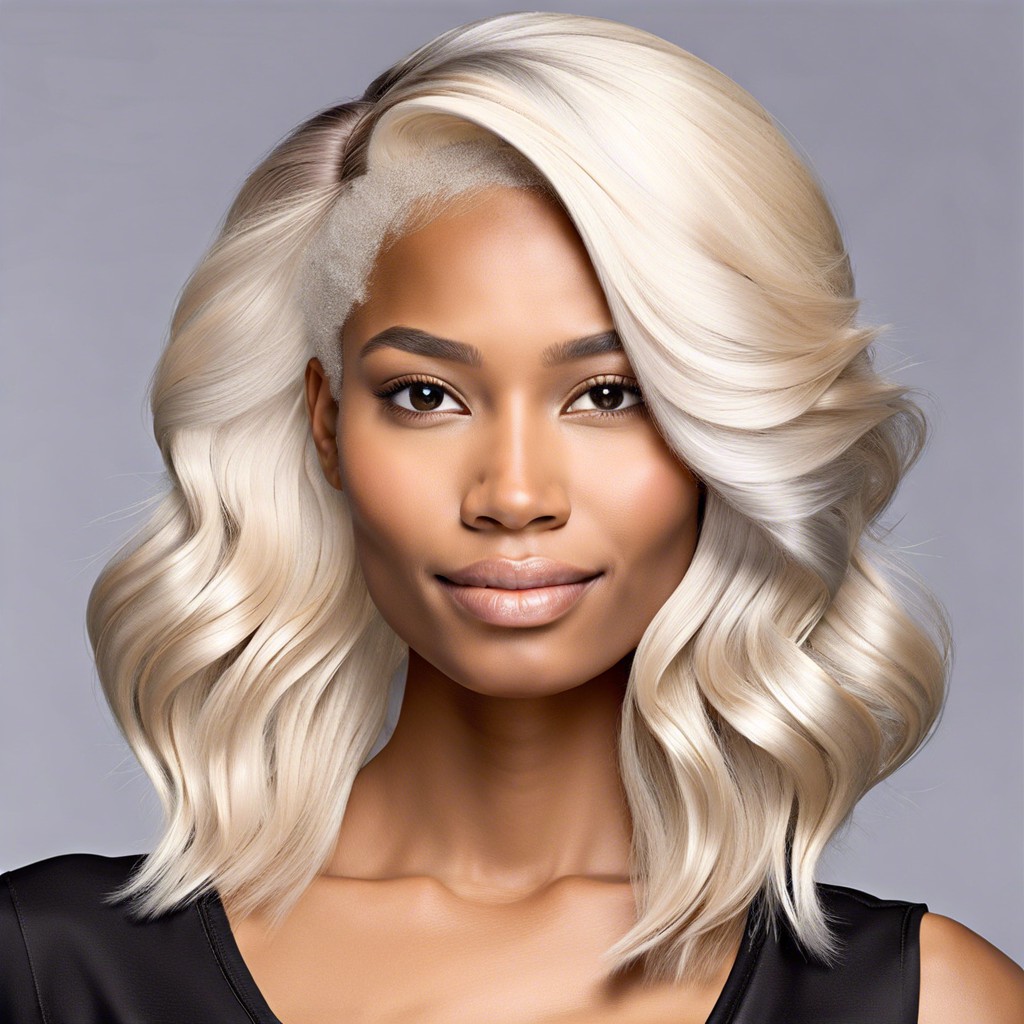 platinum blonde tips