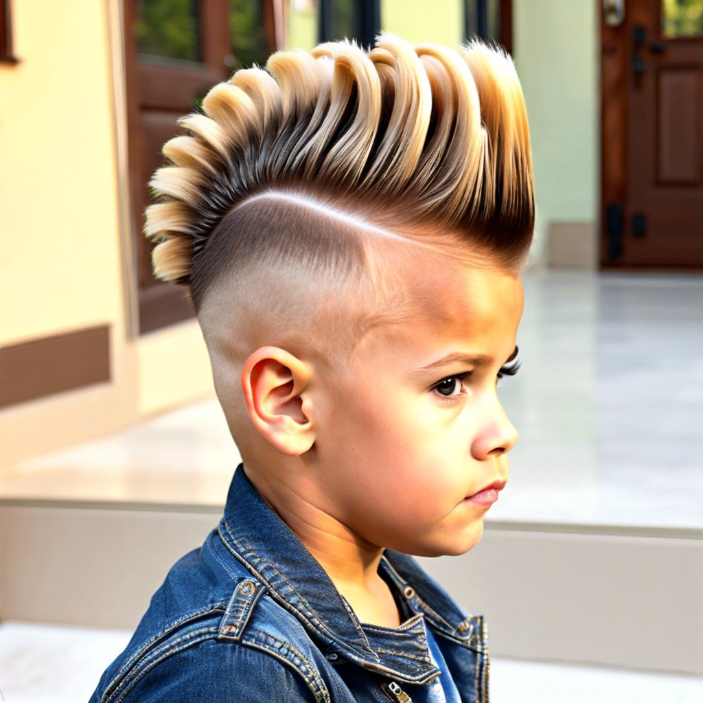 15 Trendy Kids Mohawk Fade Haircut Ideas – Burst of Style