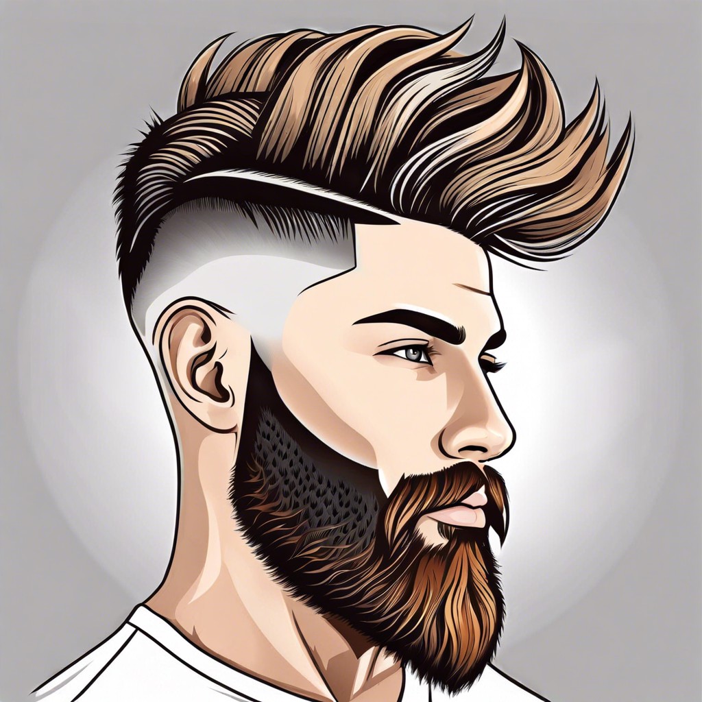 15 Reverse Burst Fade Haircut Ideas to Elevate Your Style – Burst of Style