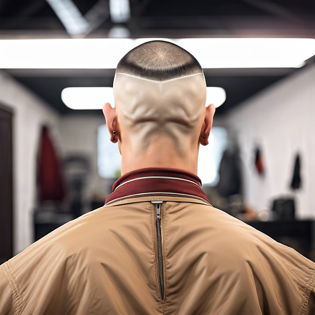 sculpt a v shaped nape for an edgy rear view