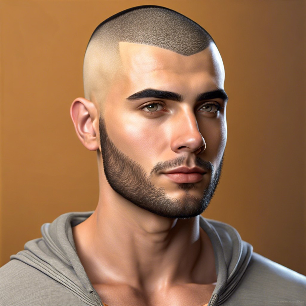 15 Buzz Cut Without Beard Ideas for a Sharp Look – Burst of Style