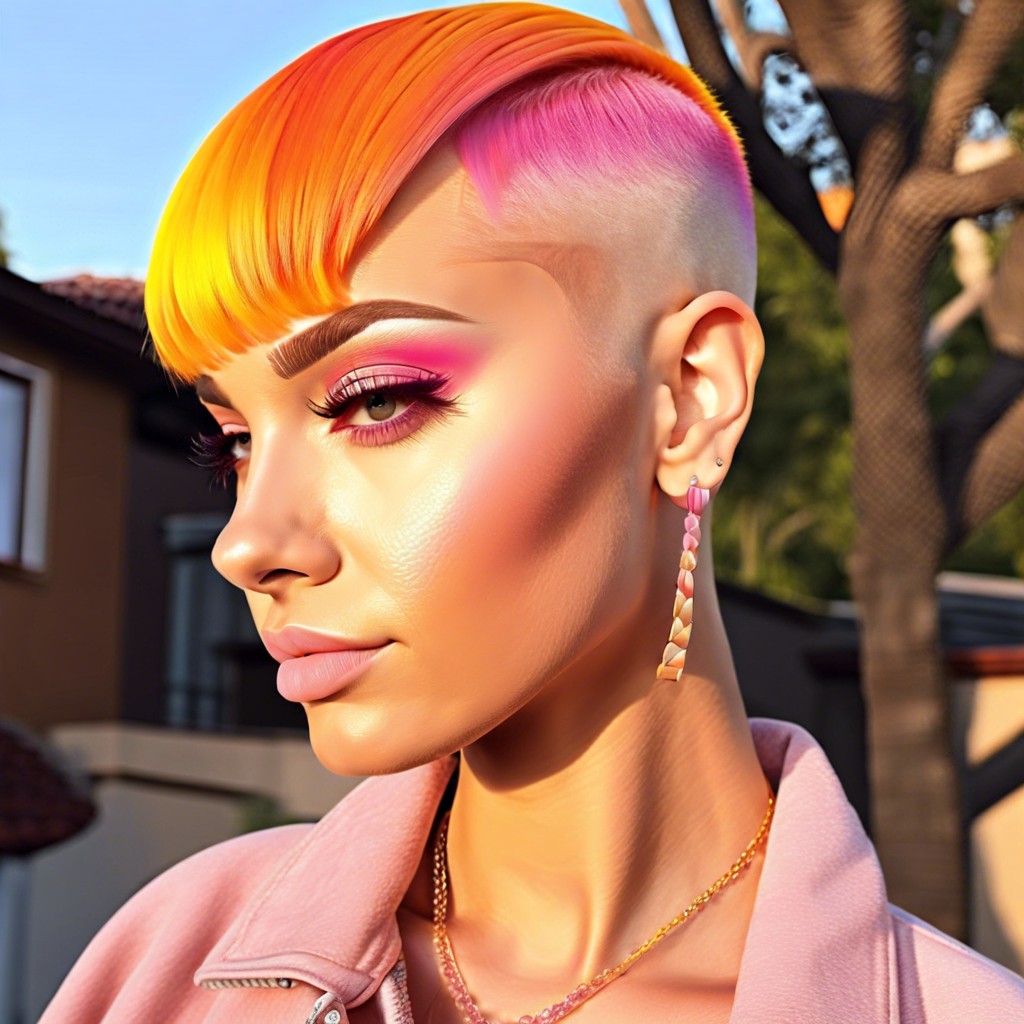 15 Buzz Cut Dyed Hair Ideas to Inspire Your Next Look – Burst of Style