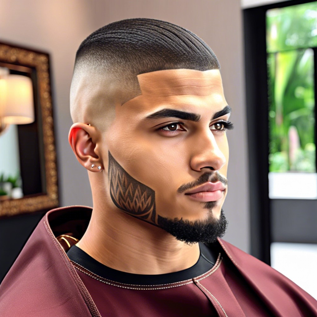 temple fade buzz