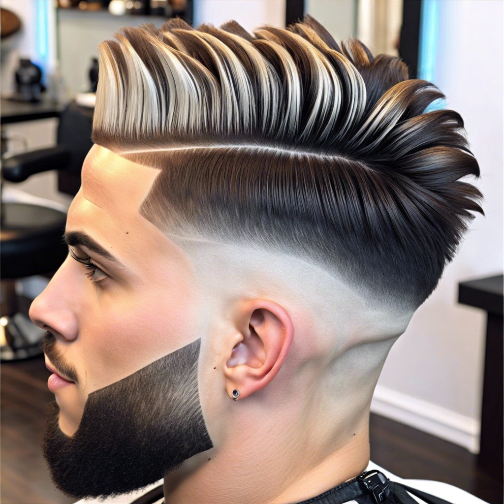 textured burst increase fade complexity with varied hair texture