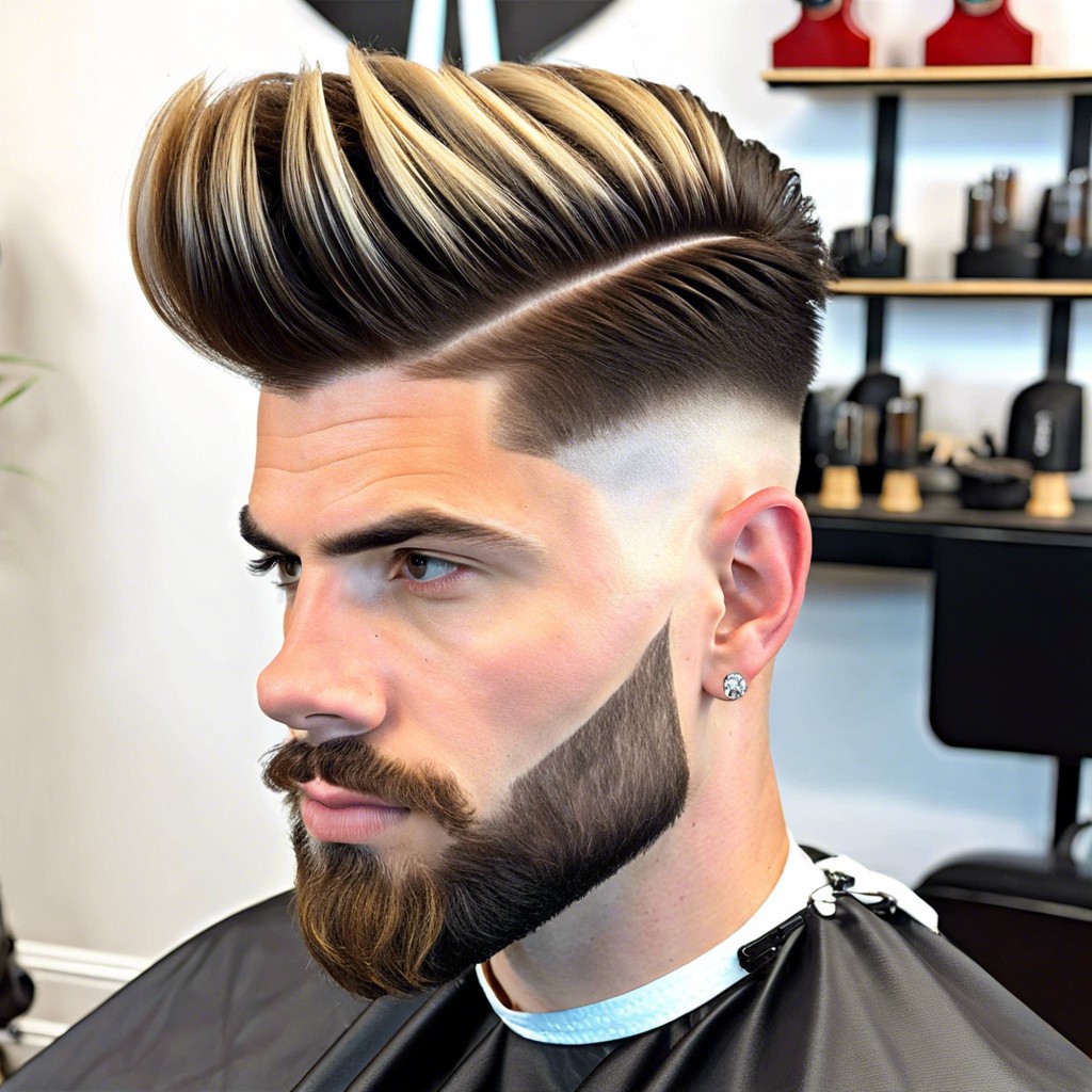 15 Reverse Burst Fade Haircut Ideas to Elevate Your Style – Burst of Style