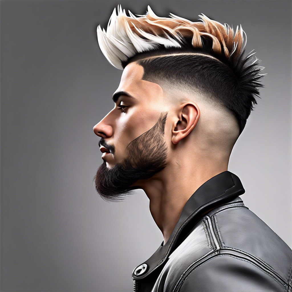 tutorial on how to cut a messy burst fade