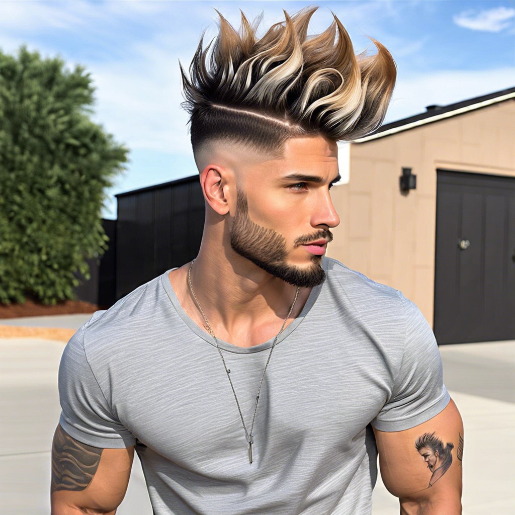 15 Burst Fade Faux Hawk Styles to Inspire Your Next Haircut – Burst of ...