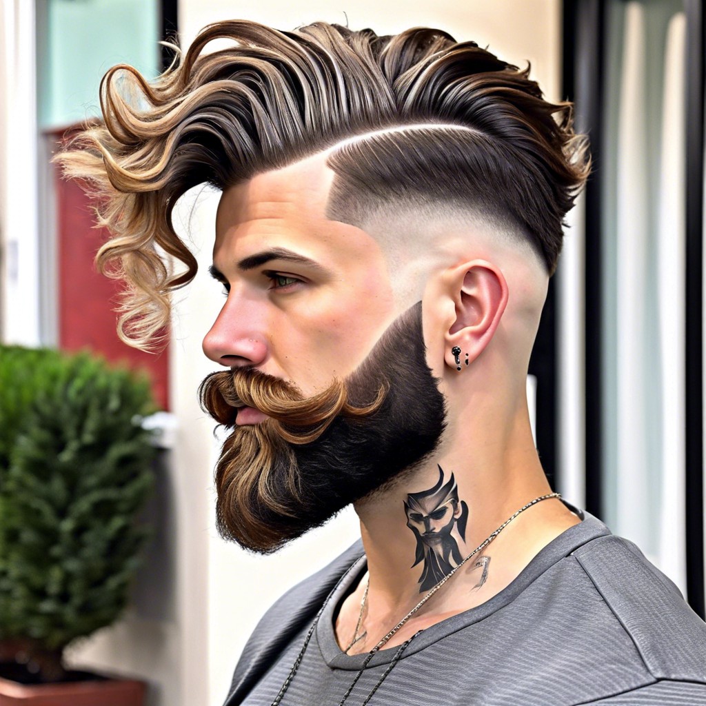 15 Stylish Burst Fade with Beard Ideas to Refresh Your Look – Burst of ...